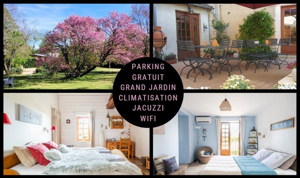 B&B Des Histoires D'Anges - Cote Jardin - Accueil Velo Tournus Luaran gambar