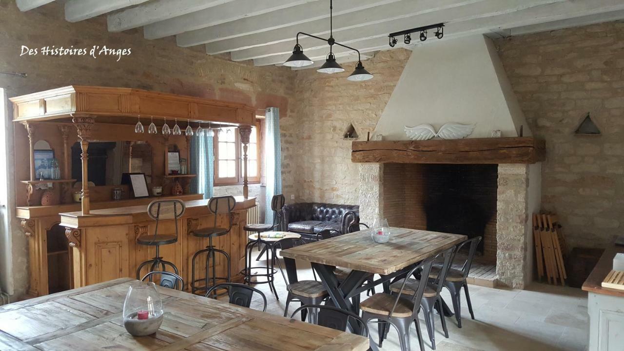 B&B Des Histoires D'Anges - Cote Jardin - Accueil Velo Tournus Luaran gambar